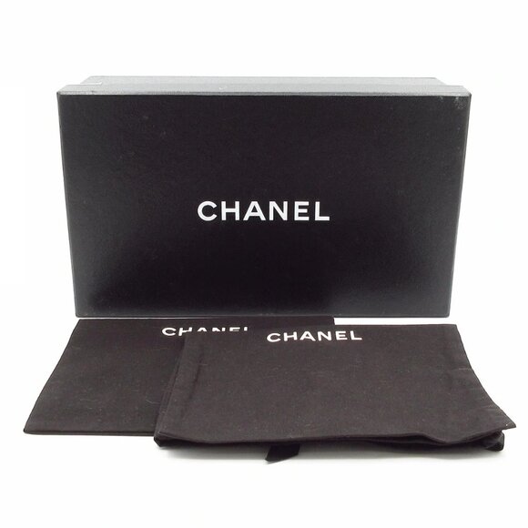 Authentic CHANEL Black Lambskin Women's Shoes Gold hardware br829-112025 - Picture 11 of 11